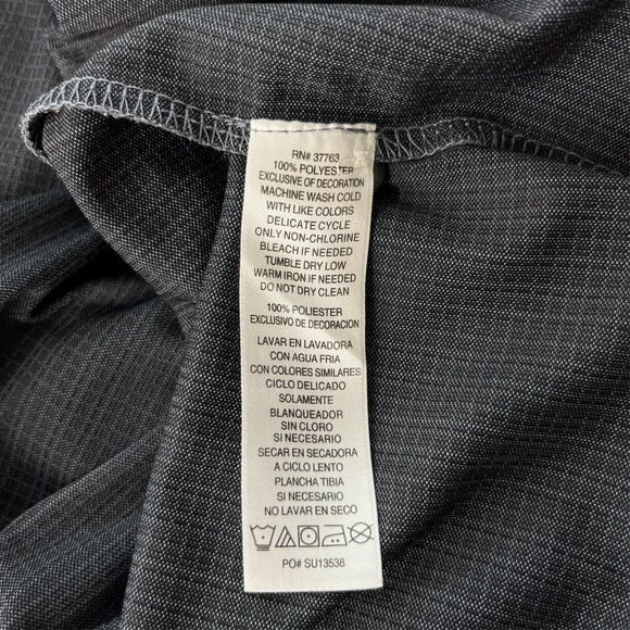 Callaway Polo Shirt Men's M Gray Moisture Wicking Golf Short Sleeve - Picture 9 of 11